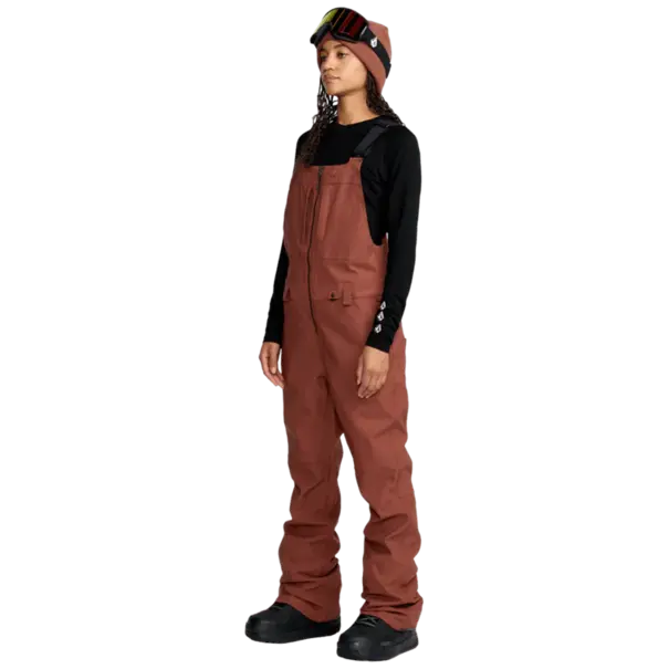 Volcom Women's Swift Bib Overall-Henna