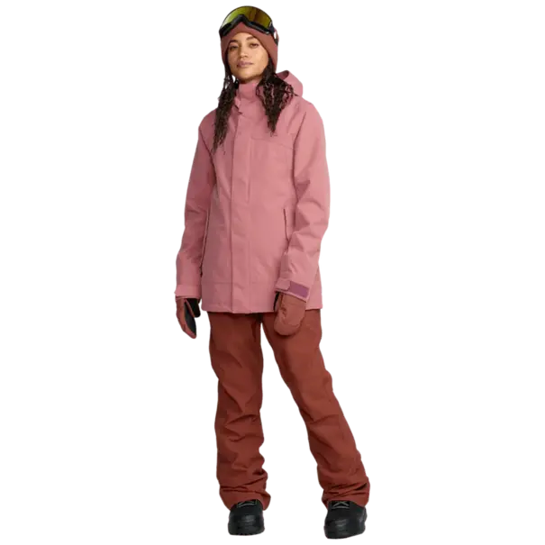 Volcom Women's Swift Bib Overall-Henna