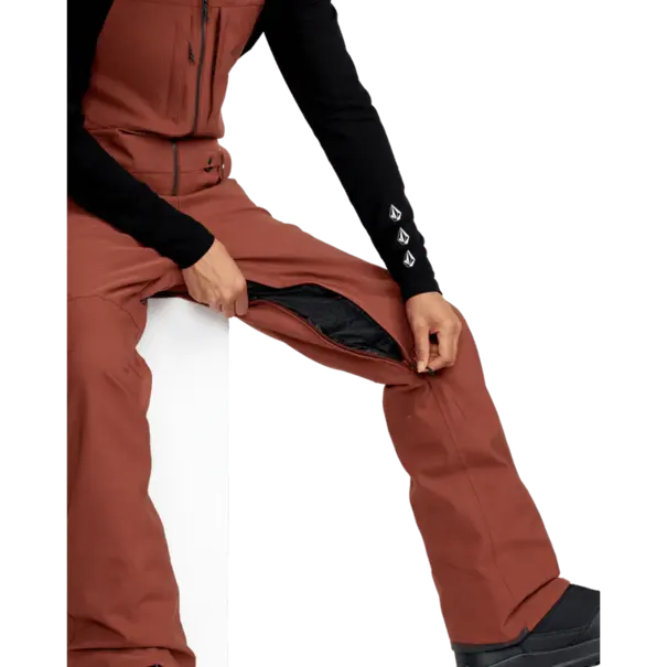 Volcom Women's Swift Bib Overall-Henna