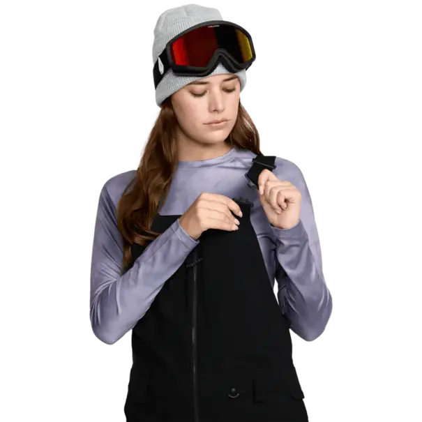 Volcom Women's Swift Bib Overall-Black