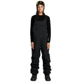 Women's Creston 3D Stretch Bib Overall-Black