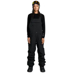 Women's Creston 3D Stretch Bib Overall-Black