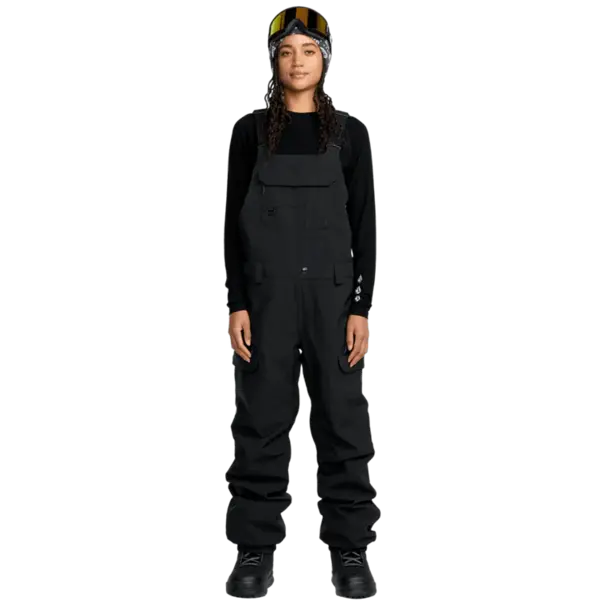 Volcom Women's Creston 3D Stretch Bib Overall-Black