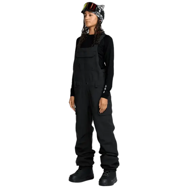 Volcom Women's Creston 3D Stretch Bib Overall-Black