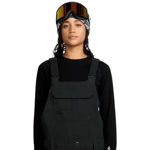 Volcom Women's Creston 3D Stretch Bib Overall-Black