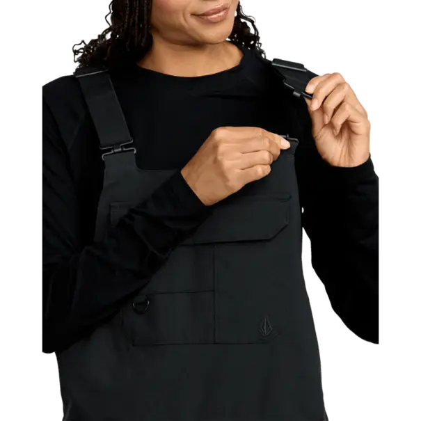 Volcom Women's Creston 3D Stretch Bib Overall-Black