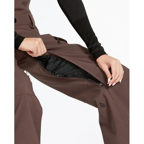 Volcom Women's Creston 3D Stretch Bib Overall-Oxblood