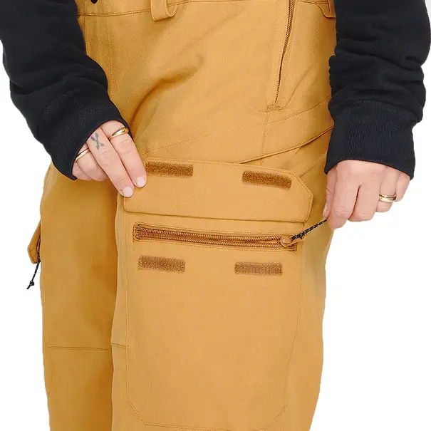 Volcom Creston 3Dstretch Bib Overall Caramel