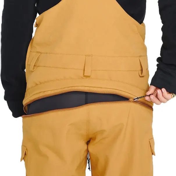 Volcom Creston 3Dstretch Bib Overall Caramel