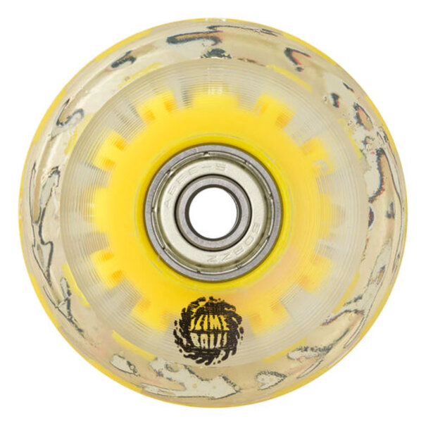 Slime Balls Wheels Slime Balls Wheels Light Ups W/Red And Yellow LED OG Slime 78A 60MM
