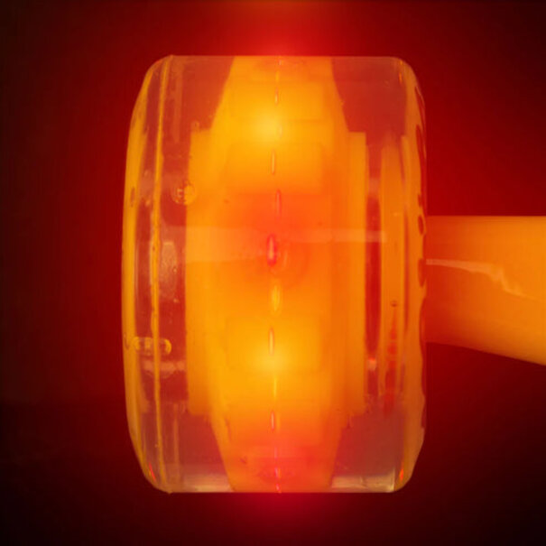 Slime Balls Wheels Slime Balls Wheels Light Ups W/Red And Yellow LED OG Slime 78A 60MM