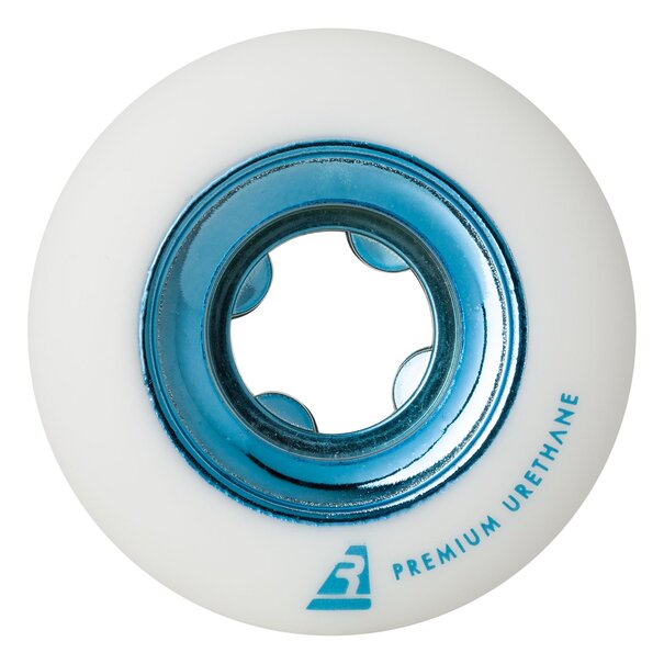 Ricta Wheels Ricta Wheels Chrome Core-White/Teal 99A 53MM