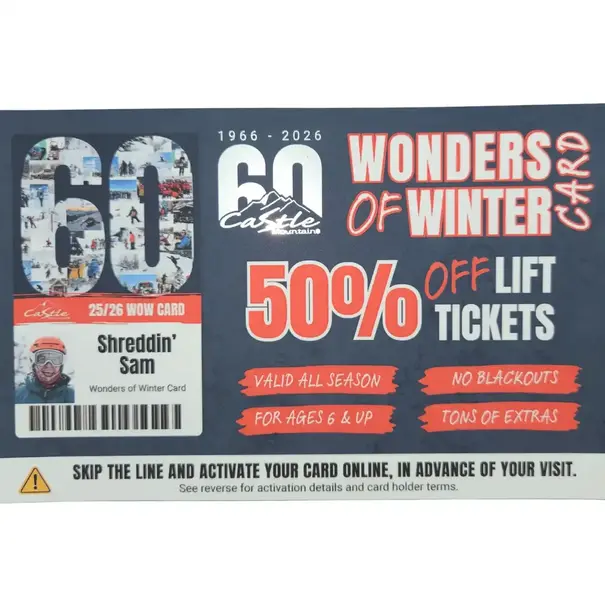 Castle Mountain Wow Cards 2025/2026