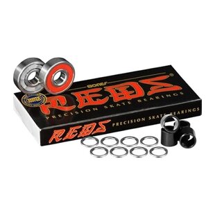 BONES BEARINGS - REDS (SET OF 8)