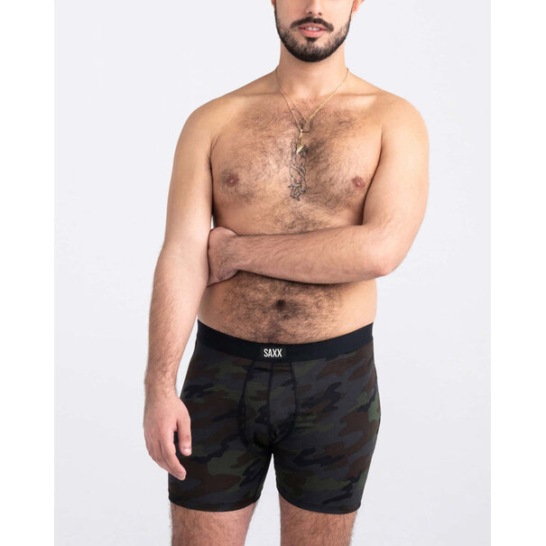 SAXX Underwear Daytripper Comfort Stretch Boxer Brief Fly — BlackOpsCamo