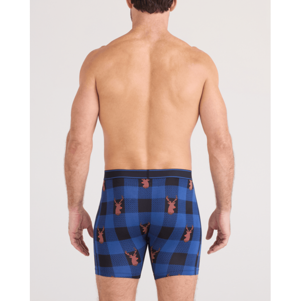 SAXX Underwear Daytripper Comfort Stretch Boxer Brief Fly 2PK — NoseSoBrite/Black