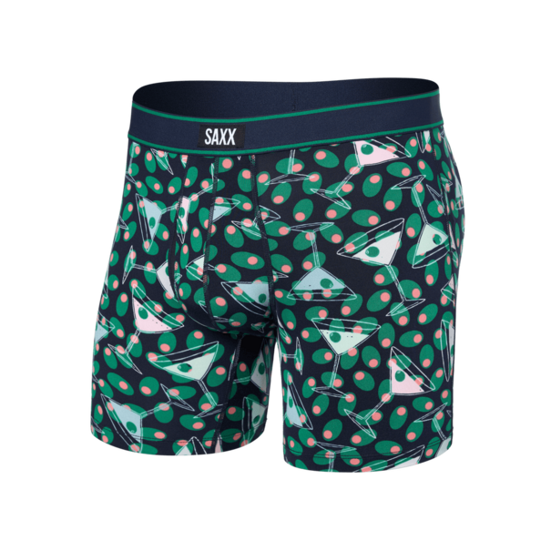 SAXX Underwear Daytripper Comfort Stretch Boxer Brief Fly — Martini-Maritime