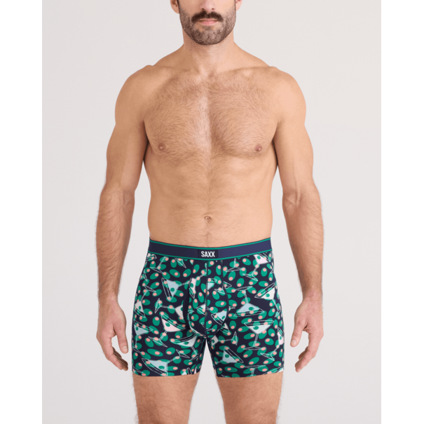 SAXX Underwear Daytripper Comfort Stretch Boxer Brief Fly — Martini-Maritime