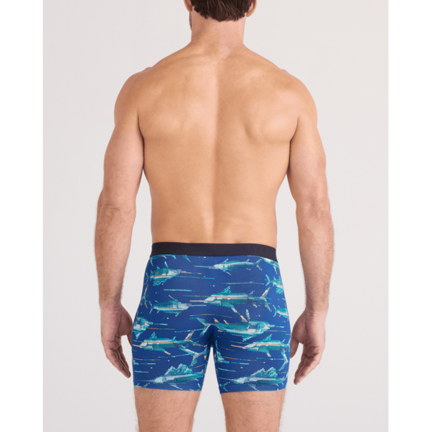 SAXX Underwear Vibe Xtra Soft Comfort Boxer Brief Fly — DigiFish-Sapphire