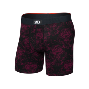 Vibe Xtra Soft Comfort Boxer Brief Fly — BearBrocade-Maroon