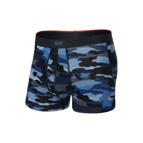 SAXX Underwear Vibe Xtra Soft Comfort Boxer Brief Fly — CloudbankCamo-Navy