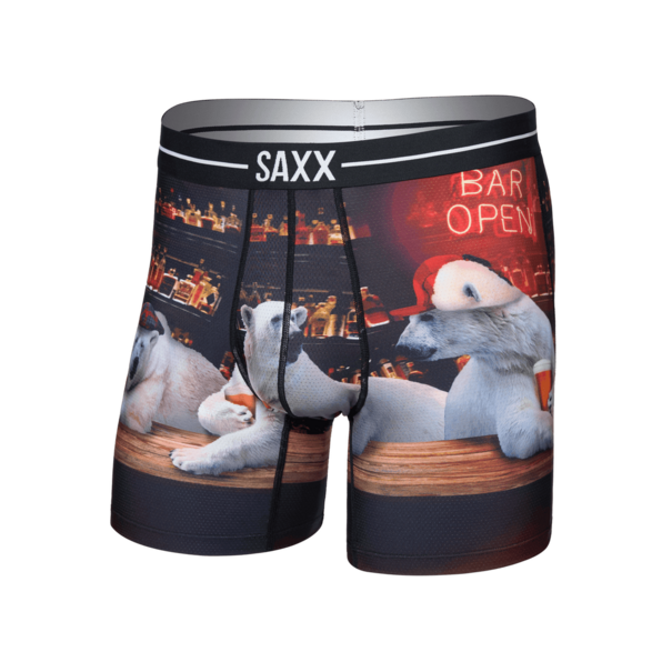 SAXX Underwear Volt Breathable Mesh Boxer Brief — DaBears-Multi