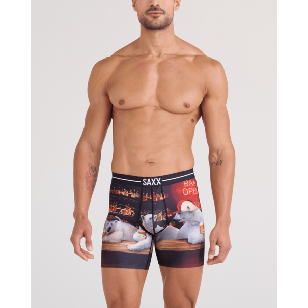 SAXX Underwear Volt Breathable Mesh Boxer Brief — DaBears-Multi