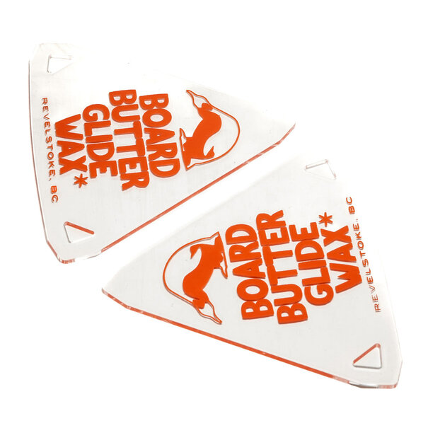 Board Butter Glide Wax Triangle Wax Scraper 3mm Size: 135mm (W) x 123mm (H)