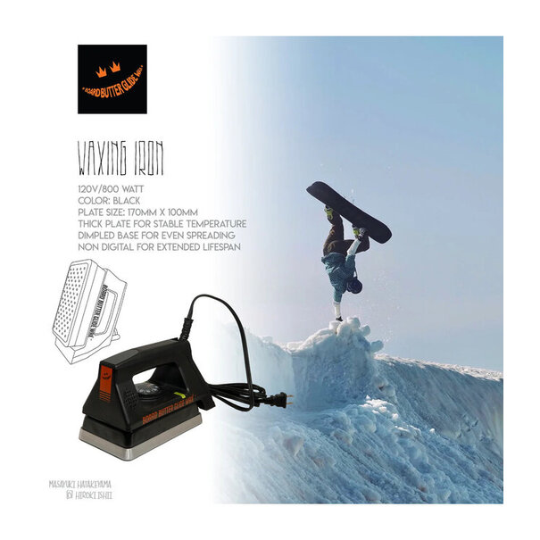 Board Butter Glide Wax Waxing Iron 800 watts!!