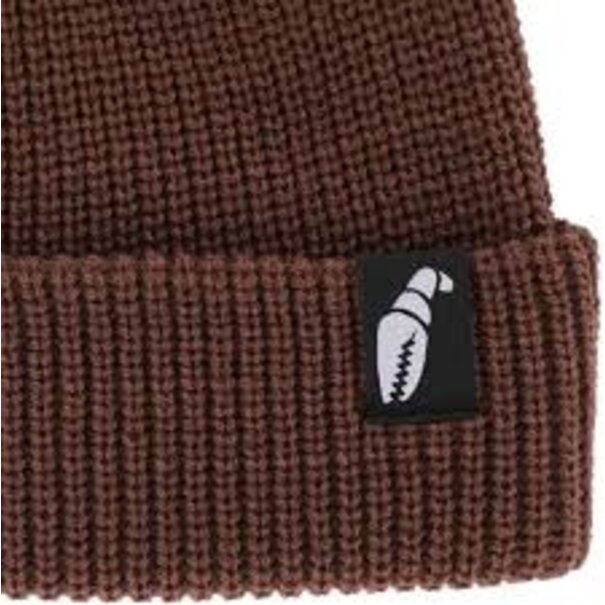 Crab Grab CRAB GRAB - CLAW LABEL BEANIE BROWN