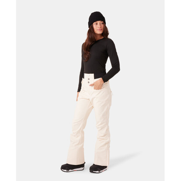 ROXY Rising High Pant-White Asparagus