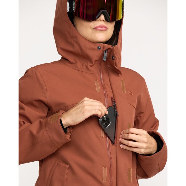 Volcom Women's Stoney Shadow Insulated Jacket-Henna