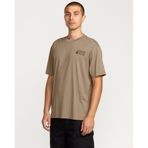 Volcom Men's Workwear S/S Tee-Brindle