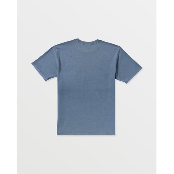 Volcom Men's Workwear Certified Pocket S/S Tee-Blue Wash