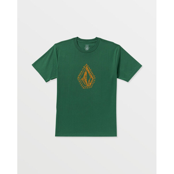 Volcom Men's Stone Lore S/S Tee-Vineyard Green