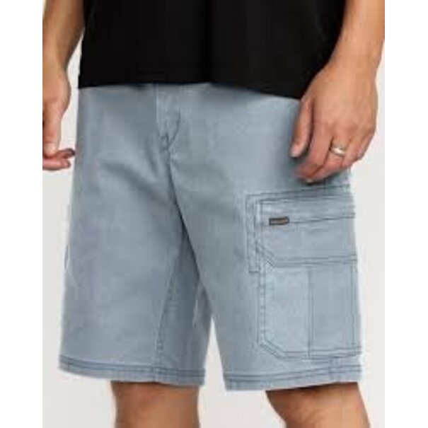 Volcom Gage Work Short 21-Blue Wash