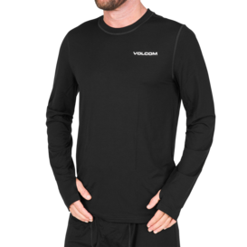 Men's Merino Blend Crew-Black