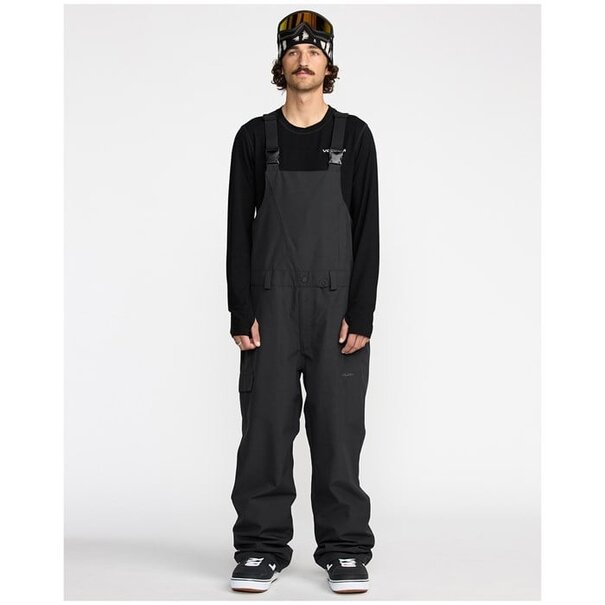 Volcom Men's V.Co Sparta Bib Overall-Black