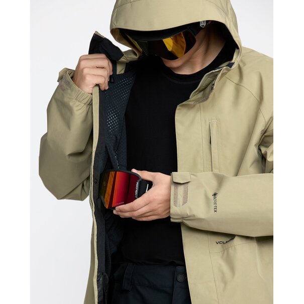 Volcom Men's Dua Insulated Gore-Tex Jacket-Moss Green