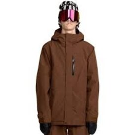 Men's L Insulated Gore-Tex Jacket-Brown
