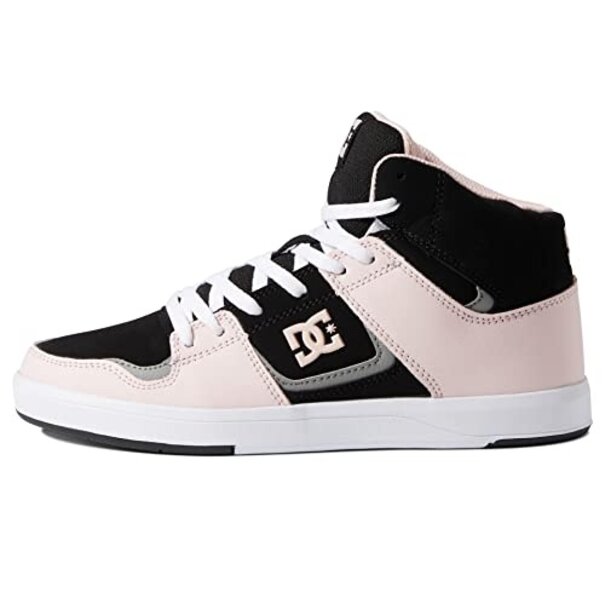 DC Shoes Cure Hi Top Elastic Youth- Black/Black/Pink