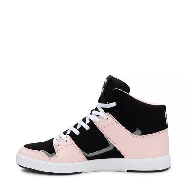 DC Shoes Cure Hi Top Elastic Youth- Black/Black/Pink