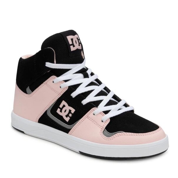 DC Shoes Cure Hi Top Elastic Youth- Black/Black/Pink