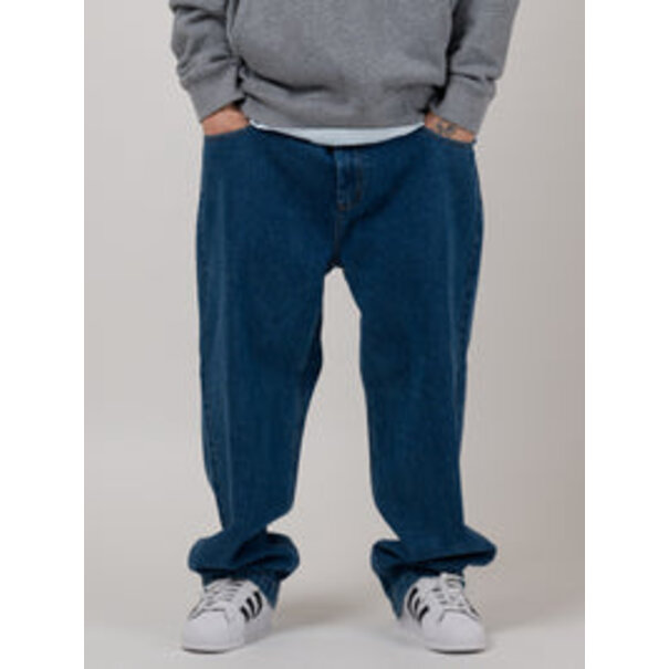 Loviah OG Baggy 5 Pocket Denim Pants-Indigo Medium Acid Wash