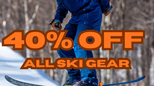 40% Off All Ski Gear During The Boarding House Store Liquidation
