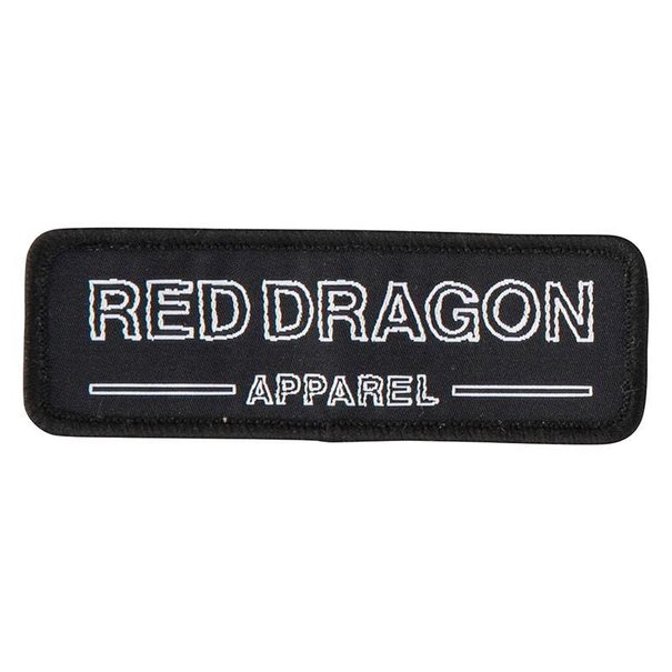 Red Dragon Apparel RDS PATCH FREEHAND BLACK/WHITE