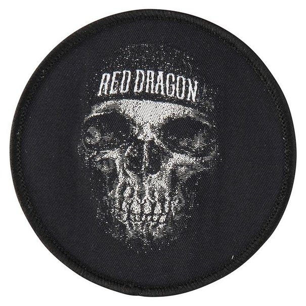 Red Dragon Apparel RDS PATCH DEAD HEAD BLACK/WHITE