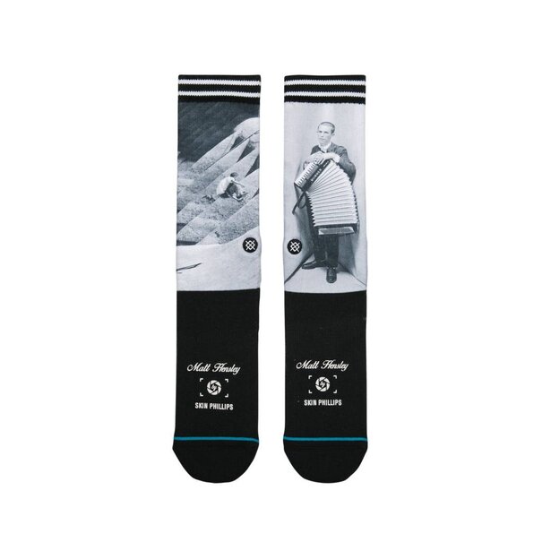 STANCE SOCKS Skate M Hensley Crew Socks / Black