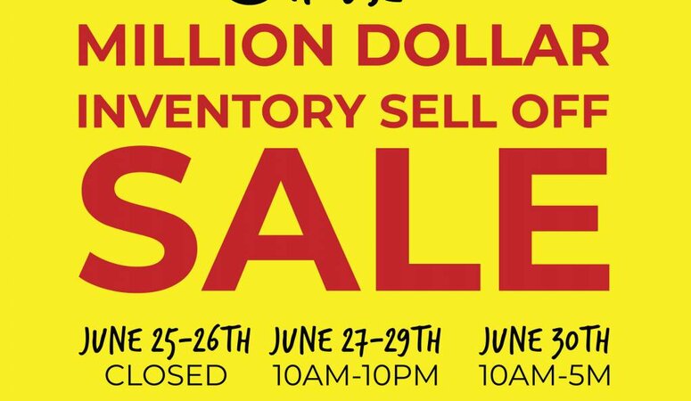 ONE MILLION DOLLAR SELL OFF