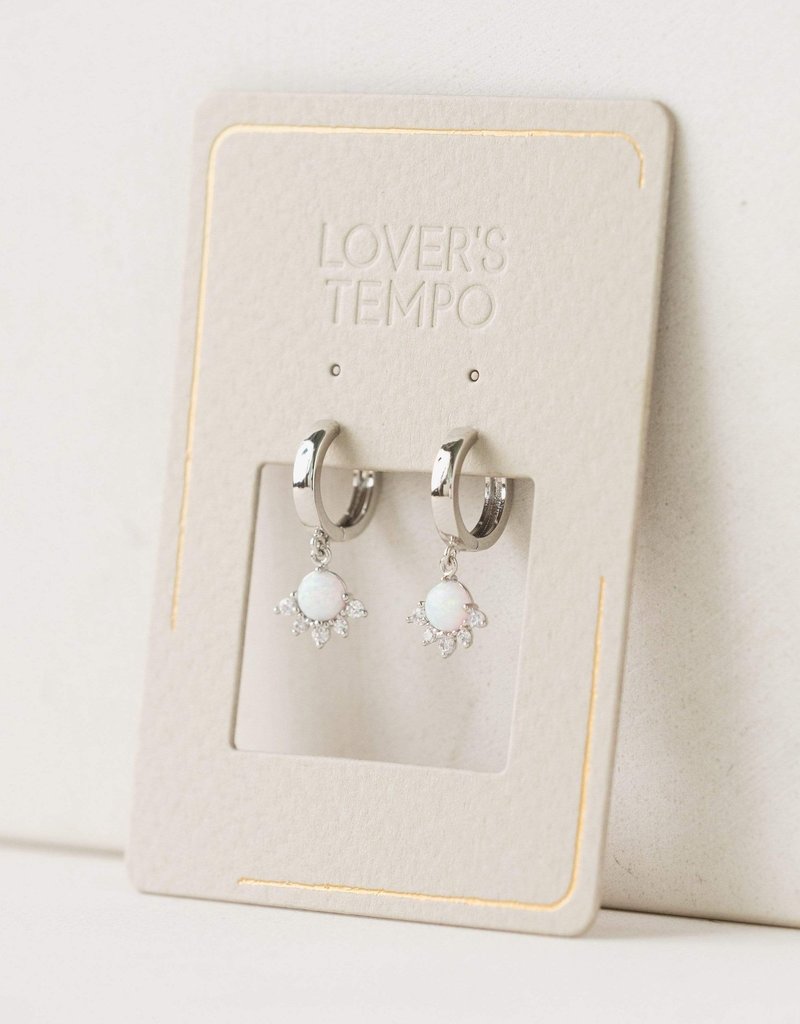 Lovers Tempo Lovers Tempo Hoops 'Juno' Opal Earrings